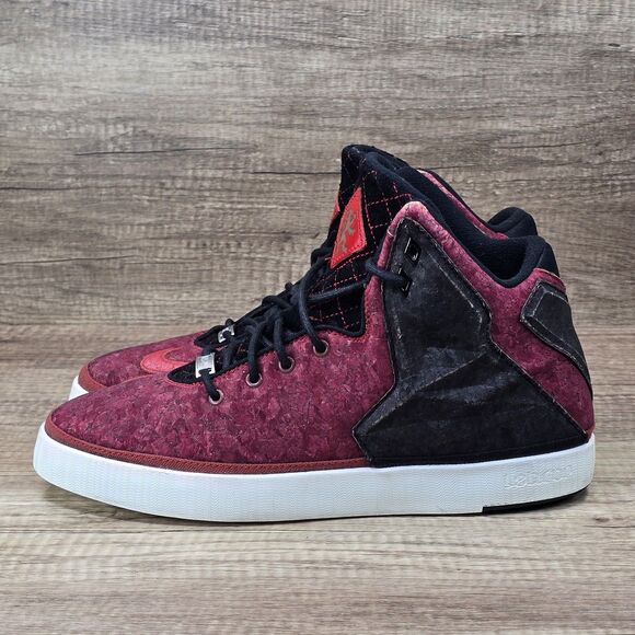 Nike LeBron 11 Lifestyle Red Cork Men\'s Size 11 Red Black Sneakers (616766-601) main image 9
